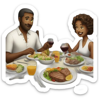 Dinner  sticker