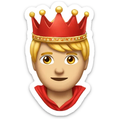 RED SWAG CROWN sticker