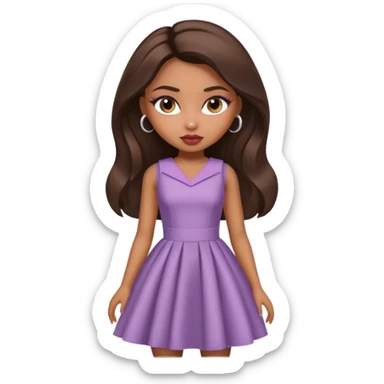 a pretty bratz dusky girl in a metri sticker