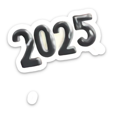 fireworks with “2025” sticker