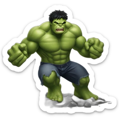 Hulk smash ! sticker