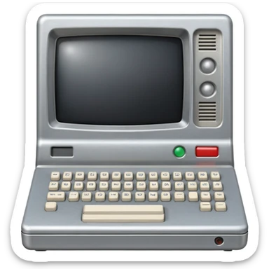 Early computer sticker