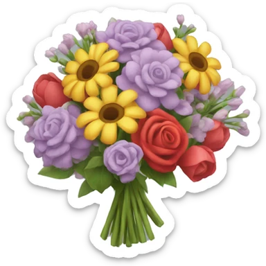 Bouquet of flowers sticker