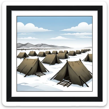 soviet gulag camp sticker