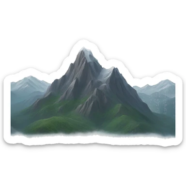 Mountains sticker
