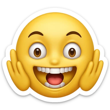 Freaky adult emoji  sticker