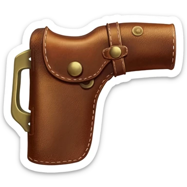 wild west holster sticker