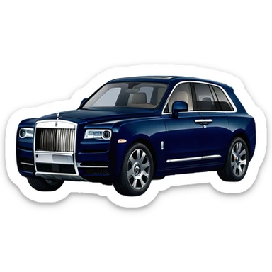 Dark blue rolls Royce cullinan  sticker