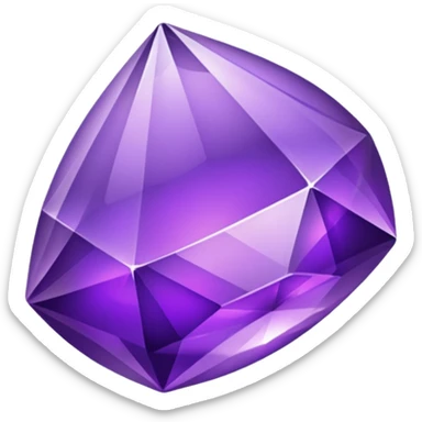 cristal violet sticker