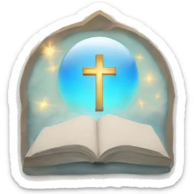 Generate emoji on faith in one god  sticker