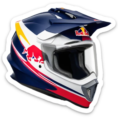 redbull dirtbike helmet sticker