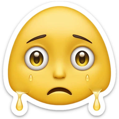 Cringe emoji sticker