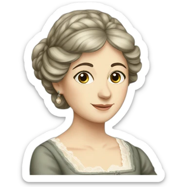 Jane Austen sticker