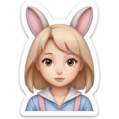 Bunny girl anime sticker