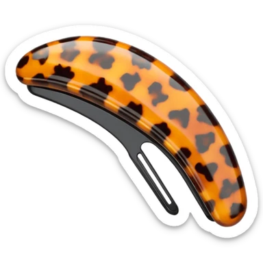hair claw clip sticker