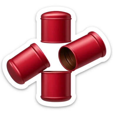  dark red vertuo coffee pods not the machine sticker