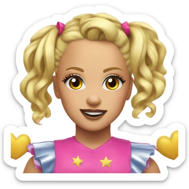 jojo siwa in her music video “karma” sticker