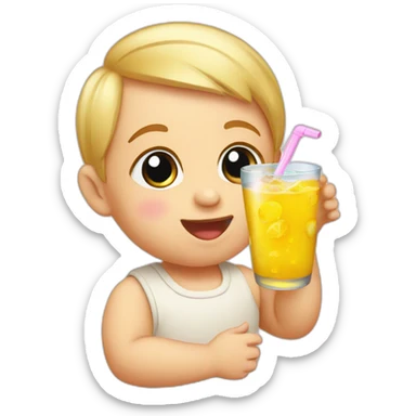 Baby-drink sticker