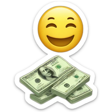 money+happines sticker