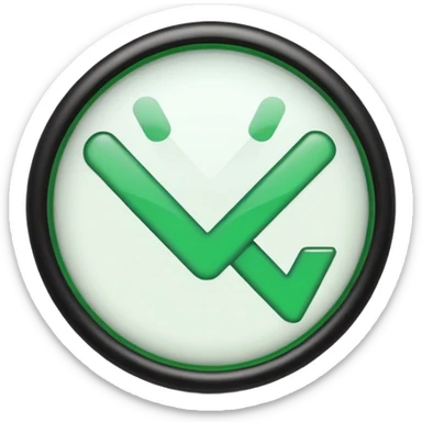 Add a bold green checkmark icon on the emoji and clearly display the word 'Checking on it' across the center in large, white, modern font. Clean background, soft shadow, vibrant colors, minimal and professional design. sticker