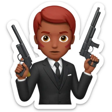 red spy sticker