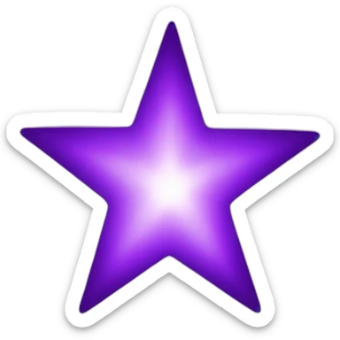 purple star twemoji sticker