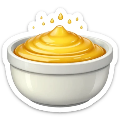 fat grease in small bowl sticker