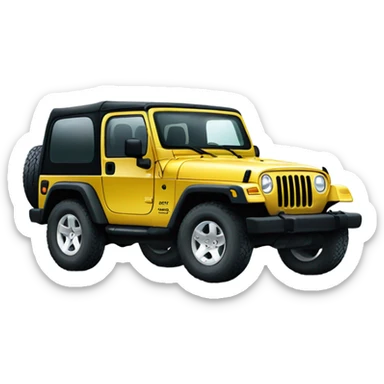 2004 unlimited two door Jeep  sticker