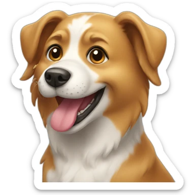 smile dog sticker