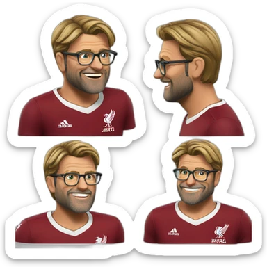 jurgen klopp don't know sticker