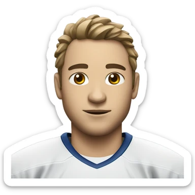 ice hockey player sticker