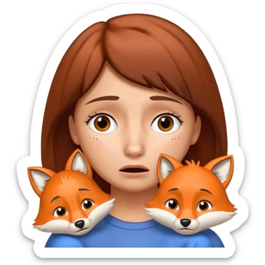 Make Dora and Swiper the fox crying sticker