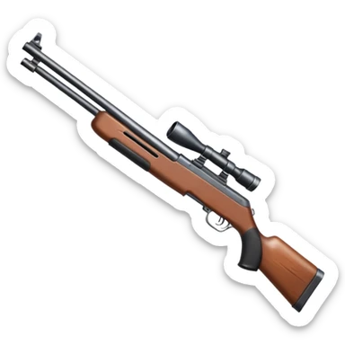  Shot gun rifle  sticker