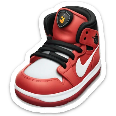 Jordan 1 firefighter edition sticker