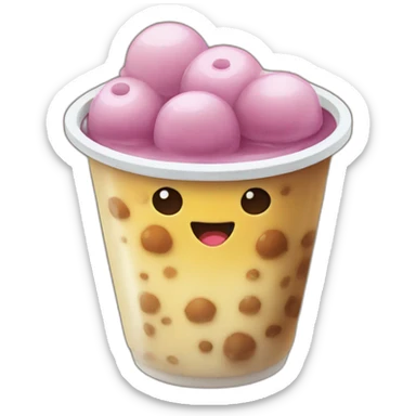 Cup of boba sticker