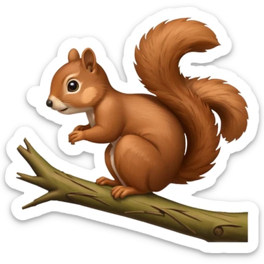 squirrel sticker