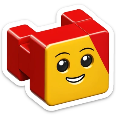 lego logo sticker
