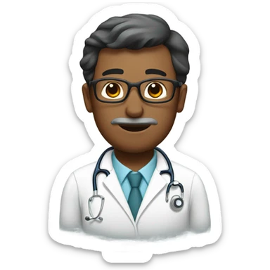 Lung doctor sticker