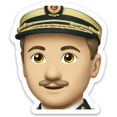 young commander ataturk sticker