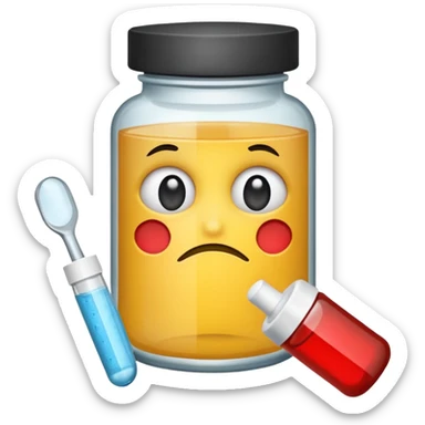 Do not take the previous medicine yourself. sticker