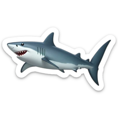 Requin avec une épée sticker