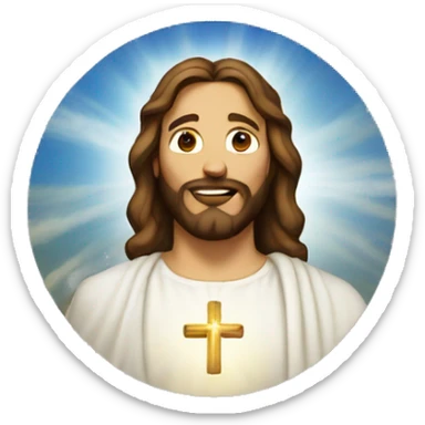  jesus and heaven sticker