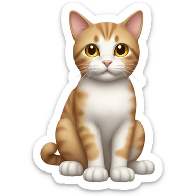 cat with line sticker