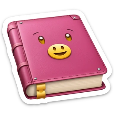 Libro rosa sticker