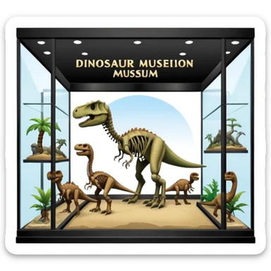 dinosaur Museum sticker