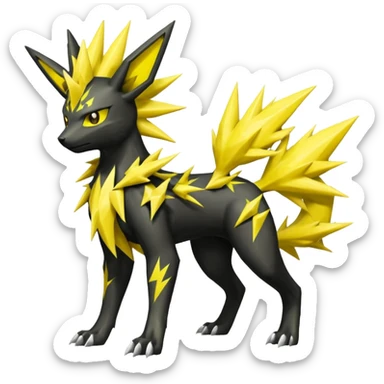 Zygarde-Electrike-Jolteon-Manectric-Fakémon-fusion, full body sticker