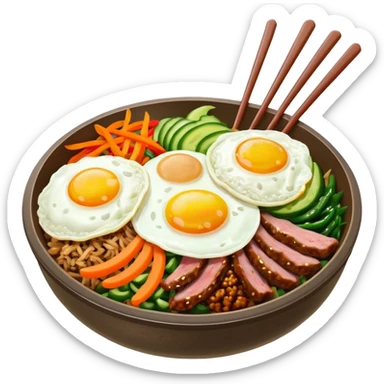 bibimbap sticker