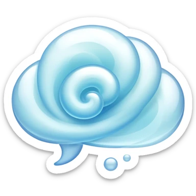 shower thoughts sticker