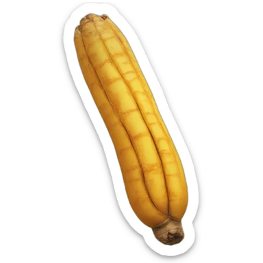 Tumeric root sticker