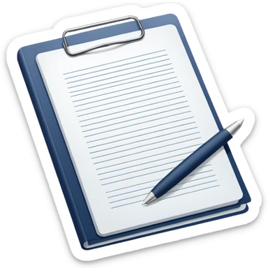 realistic documents with title page white color no emoticons sticker